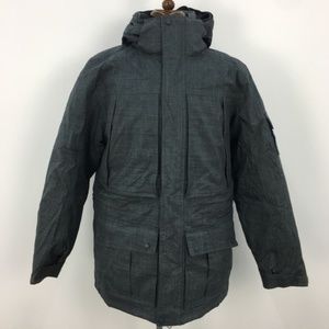 L.L. BEAN Men's Waterproof, Down Baxter State Parka (Grey) (M)